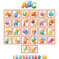 Colorful Alphabet for kids with pictures N2