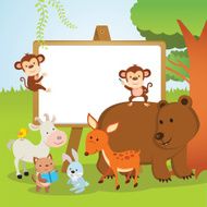 Fun animals school