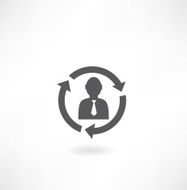 arrows around a person icon N2