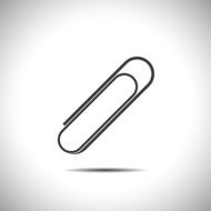Paperclip Vector Icon N4