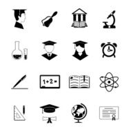 Education icons N243