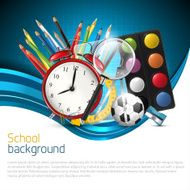 Blue school background N2