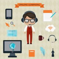 online learning concept N4