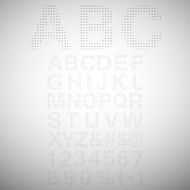Pixel Font - Alphabets and numerals characters in retro square pixel N8