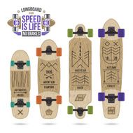 Set of prints on longboard N3