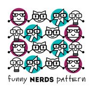 Nerds icon set pattern N2