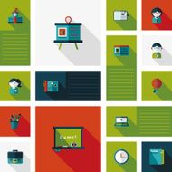 back to school ui flat background N2