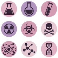 Vector Set of Chemistry Icons N13