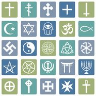 Vector Set of Religious Symbols N6