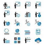 Business and finance icons N34