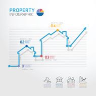 real estate business diagram line style