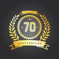 Seventy years Anniversary emblem N9