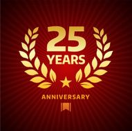 Twenty Five Years Anniversary Emblem N15