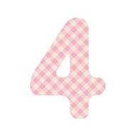 Pink squares pattern number four