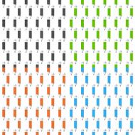 Vector background for blog Colored pencils