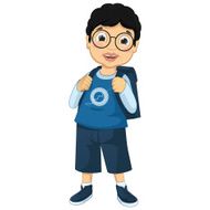Boy Student Vector Illustration N2