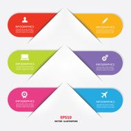 Infographic template on the grey background N3