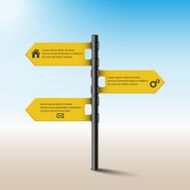 Road sign Infographics Vector N2