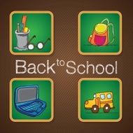 Back to school icons N30