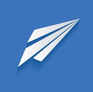 Rocket symbol clean vector N2