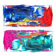 Abstract acrylic paint N12