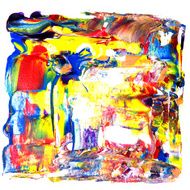Abstract acrylic paint N16