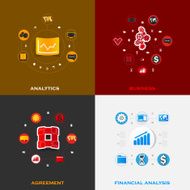 Set of business icons N28