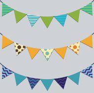 Flag Banner Vector Set