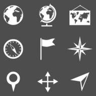 Vector Set of Geography Icons N14