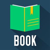 book of flat design icon concept N2