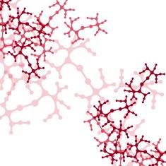 Molecule background colorful illustration N7