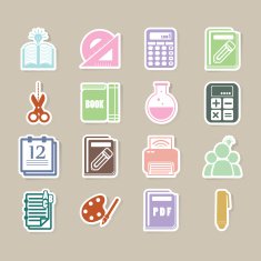 Education icons N229