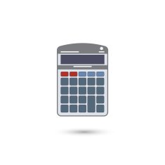 calculator flat icon N4