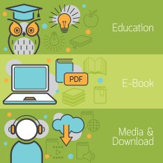 Education E-Book Media Banner