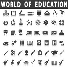 Education icons N231