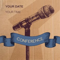 Conference template illustration N22