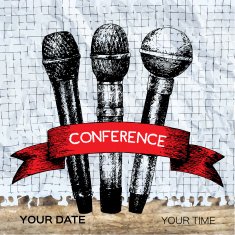 Conference template illustration N23