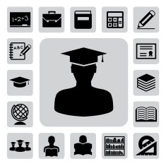 Education Icons Set N66
