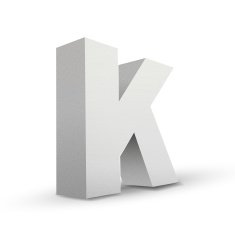 white letter K N2