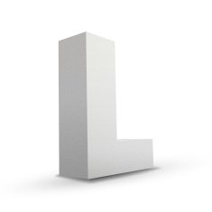 white letter L N2