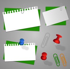 Collection of Notepaper Envelope and Accessories Templates