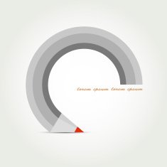 Stylized pencil - variation 8