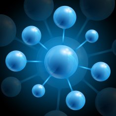 Abstract molecular background N4