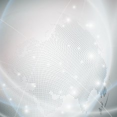 Dotted world globe light design vector illustration N17
