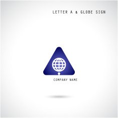 Creative letter A icon abstract logo design vector template N8