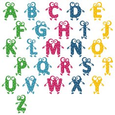 alphabet cheerful N2