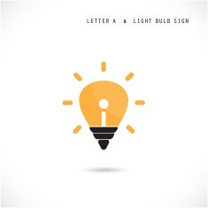 Creative letter A icon abstract logo design vector template N9