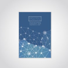 soft geometric background design for poster template