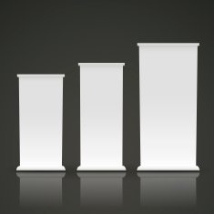 blank roll up banners set N6