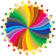 Pencils circle